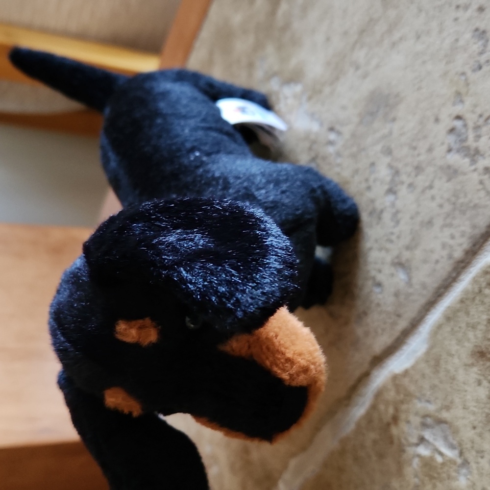 Jellycat Midnight Black And Brown MINI Freddie  Dauchsund Plush Toy - Picture 7 of 8